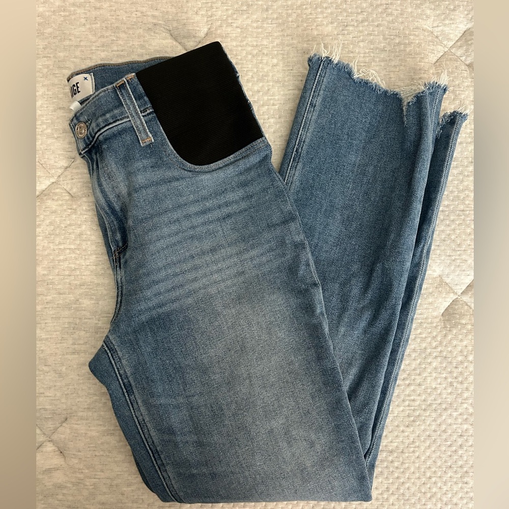 Paige denim - Maternity straight leg light/med wash